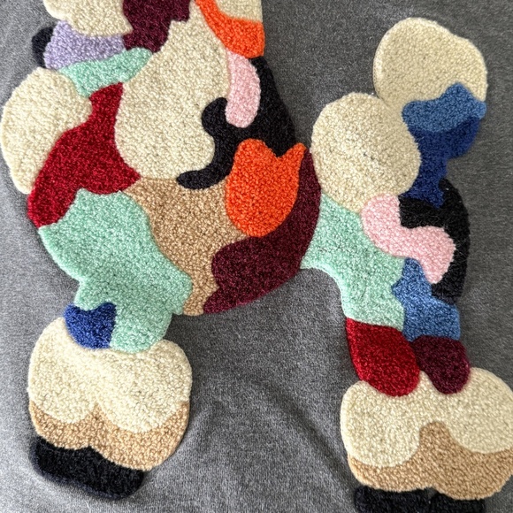 3.1 Phillip Lim Embroidered Poodle Cropped Sweatshirt - Picture 6 of 14